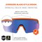Ergodyne AEGIR, Safety Glasses, Blue Mirror Lens, Orange Frame AEGR-AFSPM - alternate 10
